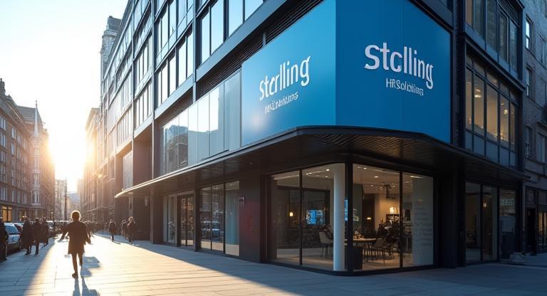 London city office exterior with professional business signage
